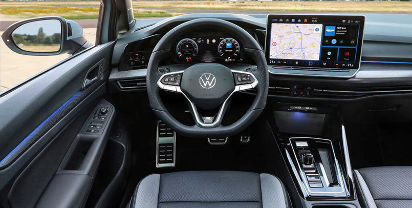 El interior del Golf 50º aniversario está equipado con lo último en tecnología y confort